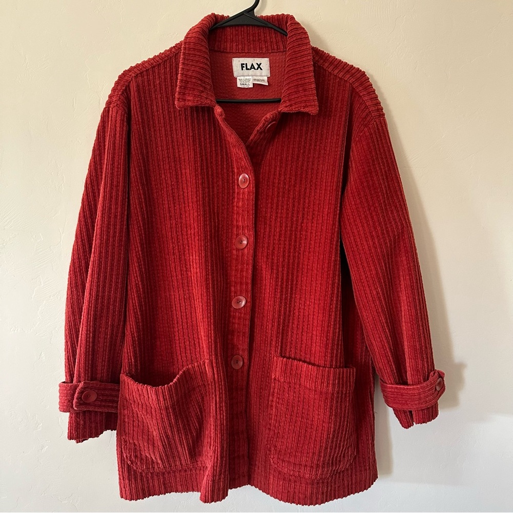 FLAX Corduroy Barn Shacket